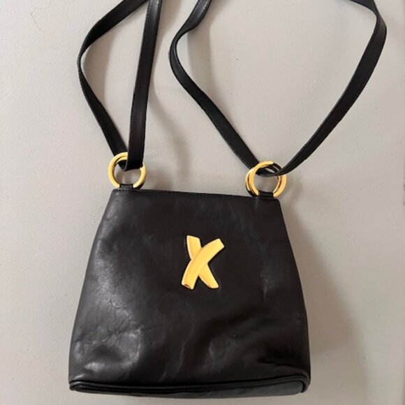 Paloma Picasso vintage handbag with "X" logo and adjustable strap - Picture 1 of 5